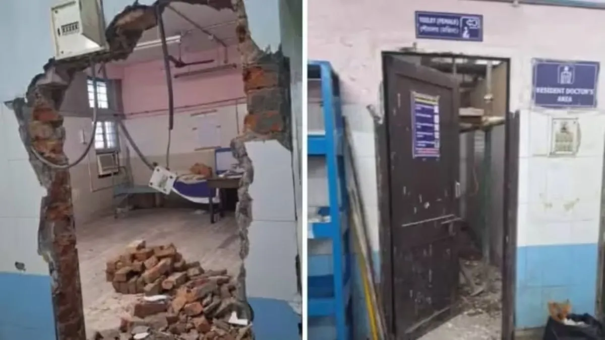 rg-kar-doctor-rape-murder-evidence-tampered-room-adjacent-to-seminar-hall-demolished-sanjoy-roy-kolkata-police-west-bengal-doctor-news